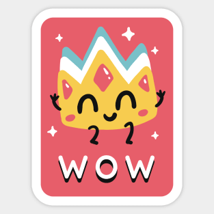 Wow Sticker